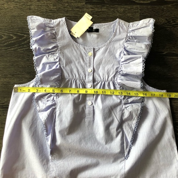 J. Crew Ruffle-Front Top - Picture 7 of 10
